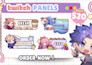 create vtuber twitch panels, overlay for your stream